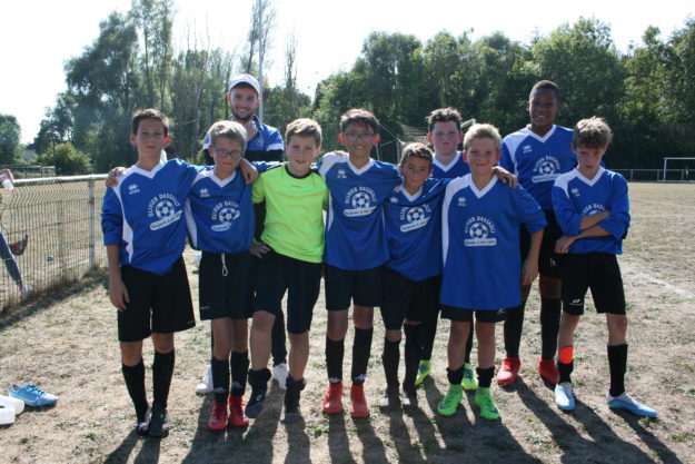 Equipe u13B à Angy le 21 septembre 2019